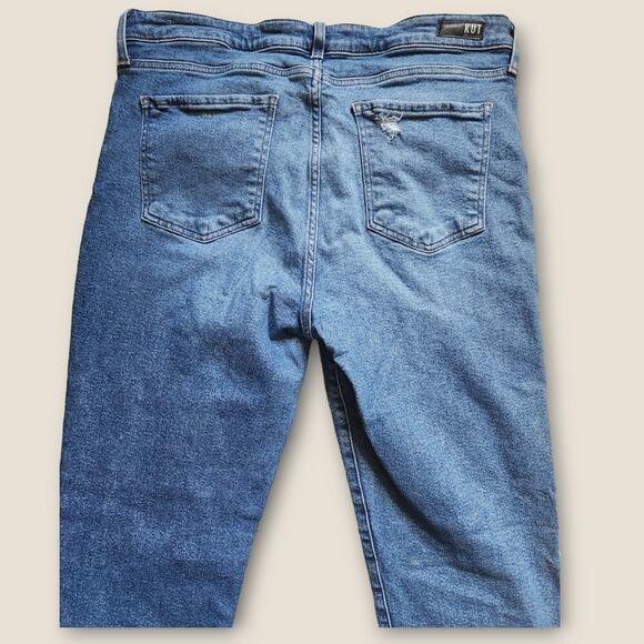 Kut From the Kloth Women's Hi-rise Jeans Chrissie Fab Ab Cigarette Leg Size 14 - Picture 4 of 9